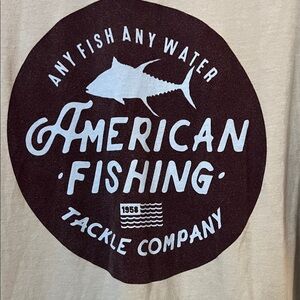 AFTCO Men's Tan Short Sleeve Tee M